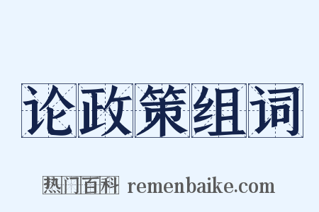 论政策组词是什么意思的图片